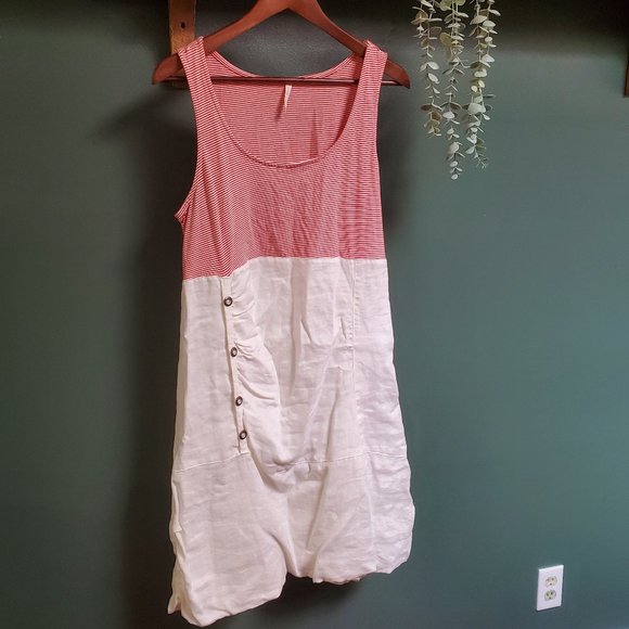 Casual By Gemo | Linen Sleeveless Dress - Picture 1 of 8